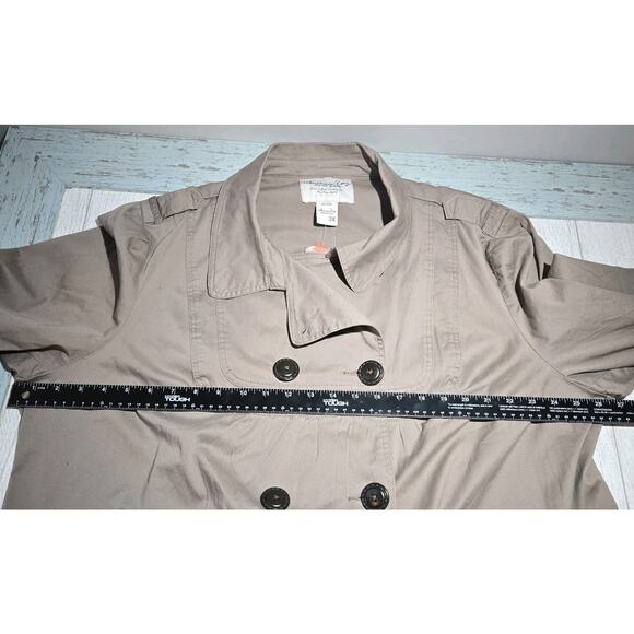 American Rag Jacket Double Breasted Classic Minimalist PLUS 3X Cottage Beige NWT - Picture 7 of 11